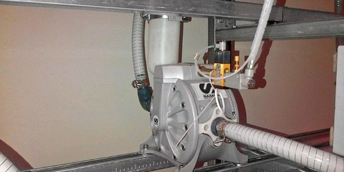 Pompa membranowa w instalacji przemysłowej